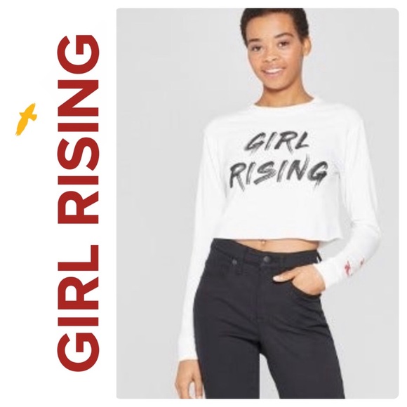 Long Sleeve Crop Top (M) - Picture 1 of 10